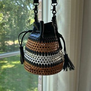 Loeffler Randall Leather Bucket Bag